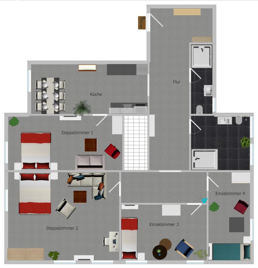 Elisabett Erfurt - Apartment Elisa - 4 Schlafzimmer Und 2 Baeder, Bis 6 Personen Exterior photo